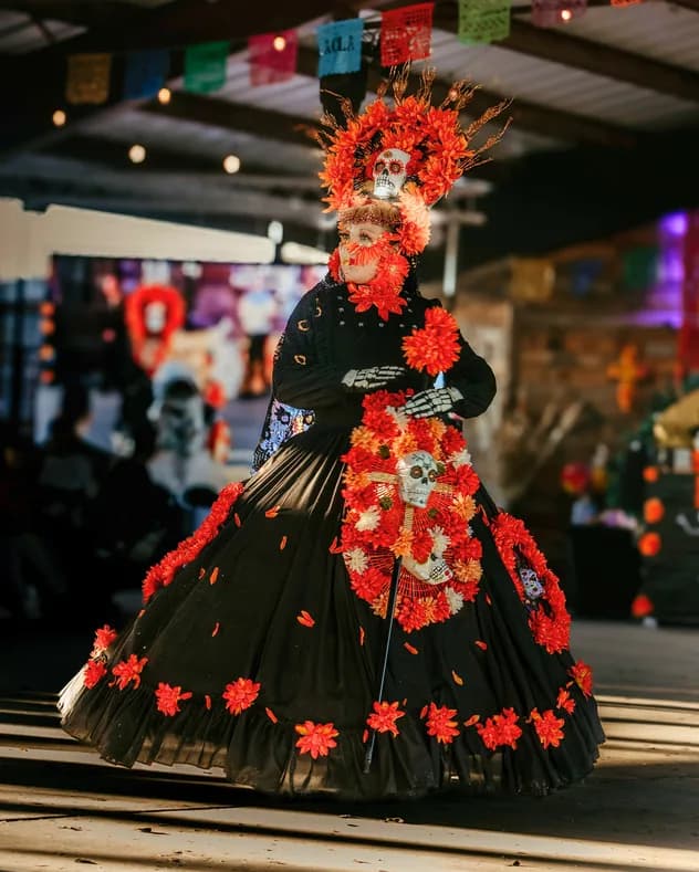 Catrina costume runway