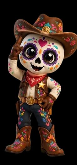 DODFest cowboy mascot